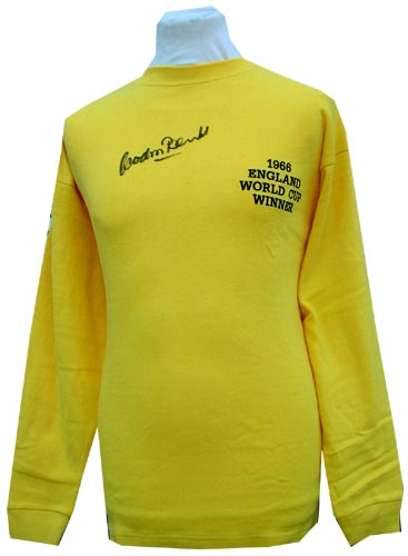 Gordon Banks signed England shirt