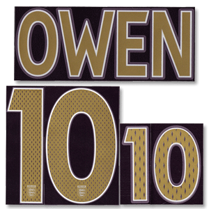 Owen 10 06-08 England Away Name and Number Transfer