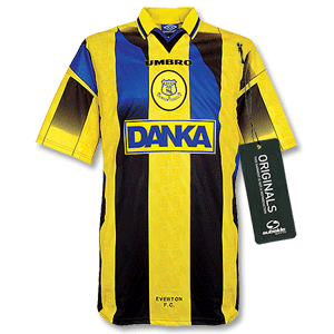 97-98 Everton Away Shirt - Players