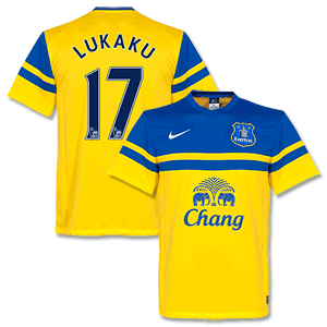Everton Away Lukaku Shirt 2013 2014