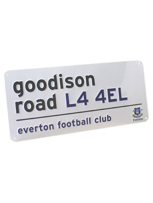 Everton FC Goodison Road Street Sign