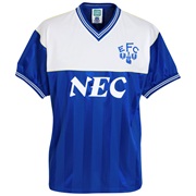 Everton Le Coq Sportif 1986 Shirt - Blue/White