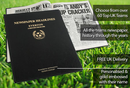 Everton Personalised Football Book