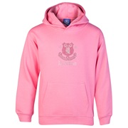 Everton Rhinestone Hoodie - Pink - Older Girls