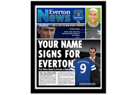 Personalised Everton FC News