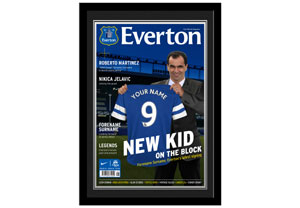 Personalised Everton Magazine Cover