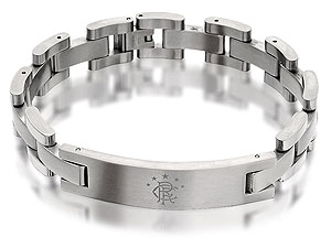 Stainless Steel Everton FC Crest Identity Bracelet - 102947
