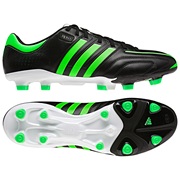 Adidas AdiPure 11Pro TRX Firm Ground Football Boots - Black/Green Zest/White