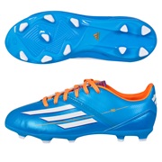 Adidas F10 TRX Firm Ground Football Boots - Kids Blue