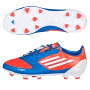 Adidas F30 TRX Firm Ground Football Boots - Infrared/Running White/Bright Blue