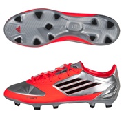 Adidas F30 TRX Firm Ground Football Boots - Metallic Silver/Black/Infrared