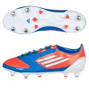 Adidas F30 TRX Soft Ground Football Boots - Infrared/Running White/Bright Blue