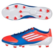 Adidas F50 Adizero TRX Firm Ground Synthetic Football Boots - Infrared/Running White/Bright Blue