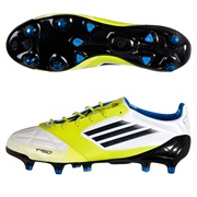 Adidas F50 Adizero XTRX Soft Ground Leather Football Boots - Running White/Black/Lab Lime