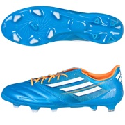 Adidas F50 adiZero TRX Leather Firm Ground Football Boots Blue