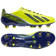Adidas adizero F50 XTRX Leather Soft Ground Football Boots Yellow