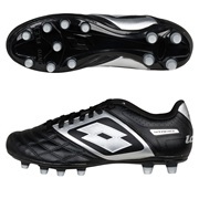 Lotto Stadio Potenza II 700 Firm Ground Football Boots - Black/Silver