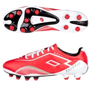 Lotto Zhero Gravity.II 200 Firm Ground Football Boots - Risk Red/White