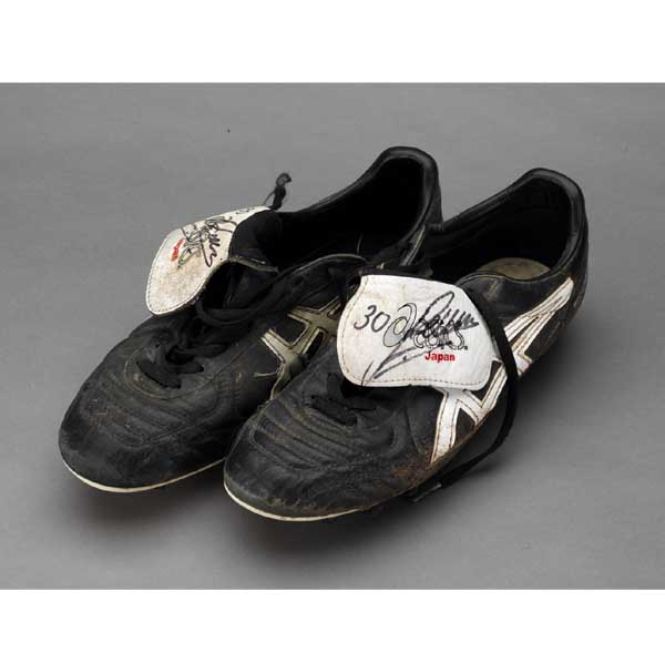Martijn Reuser - A pair of signed Ipswich match-worn football boots