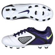 Nike CTR360 Libretto II Firm Ground Football Boots - White/Mtllc Silver/Imprl Prpl - Kids