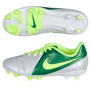 Nike CTR360 Libretto III Firm Ground Football Boots - White/Volt/Pine Green - Kids
