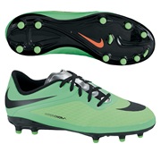 Nike Hypervenom Phelon Firm Ground Football Boots - Kids Green