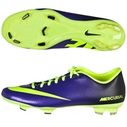Nike Mecurial Victory lv Firm Ground Football Boots - Electro Purple /Volt /Black Purple