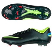 Nike Mercurial Glide III Firm ground Football Boots - Seaweed/Volt - Kids