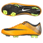 Nike Mercurial Superfly III Firm Ground Football Boots - Orange/Metallic/Silver