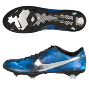 Nike Mercurial Vapor IX CR Firm Ground Football Boots - Dark Obsidian/Metallic Silver/Green Glow/Black Navy