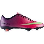 Nike Mercurial Vapor IX Firm Ground Football Boots -Fireberry/Electric Green/Red Plum