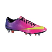 Nike Mercurial Vapor IX Soft Ground Pro Football Boots - Fireberry/Electric Green/Red Plum