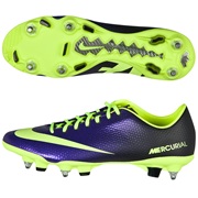 Nike Mercurial Veloce Soft Ground Pro Football Boots - Electro Purple/Volt/Black Purple