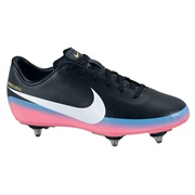 Nike Mercurial Victory III CR7 Soft Ground Football Boots - Black/White/Blue Glow/Pink Flash - Kids