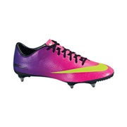Nike Mercurial Victory IV Soft Ground Football Boots - Fireberry/Electric Green/Red Plum