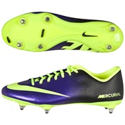 Nike Mercurial Victory Iv Soft Ground Football Boots - Electro Purple/Volt/Black Purple