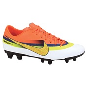 Nike Mercurial Vortex CR7 Firm Ground Football Boots - White/Volt/Loyal Blue/Total Crimson