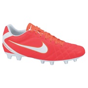 Nike Tiempo Flight Firm Ground Football Boots - Sunburst/White/Total Crimson