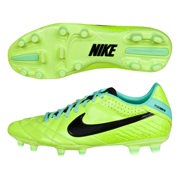 Nike Tiempo Mystic Iv Firm Ground Football Boots- Volt/Black/Green Glow Lt Green
