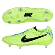 Nike Tiempo Natural Iv Soft Ground Football Boots -Volt/Black/Green Glow Lt Green