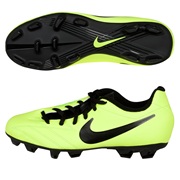 Nike Total90 Shoot IV Firm Ground Football Boots - Kids - Volt/Black/Citron
