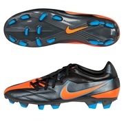 Nike Total90 Strike IV Firm Ground Football Boots - Black/Total Orange/Blue Glow
