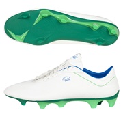 Pele Sports Galileo Firm Ground Football Boots - Snow White/Amazon/Classic Green