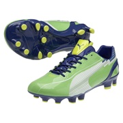 Puma evoSPEED 1 Firm Ground Football Boots - Jasmin Green/Monaco Blue/Fluo Yellow