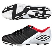 Umbro Extremis Firm Ground Football Boots - Black/White/True Red