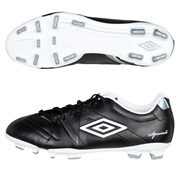Umbro Speciali 3 Cup Firm Ground Football Boots - Black/White/Chrome