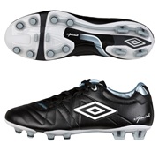 Umbro Speciali 3 Pro Hard Ground Football Boots - Black/White/Chrome