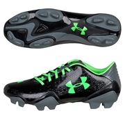 Under Armour Blur Flash Firm Ground Football Boots - Black/Poison/Metallic Silver
