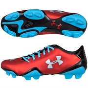 Under Armour Blur Flash III Firm Ground Football Boots-Red/Blk/Blue Red
