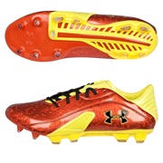 Under Armour Spine Blur Firm Ground Football Boots - Vivid/Sun Bleached/Black